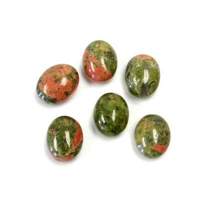 Gemstone Cabochon - Oval 10x8MM EPIDOTE