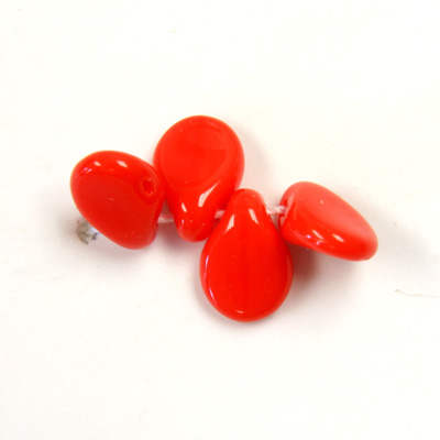 Preciosa Czech Pressed Glass Bead - Pip 5x7MM RED