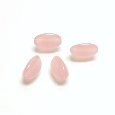 Plastic  Bead - Mixed Color Smooth Beggar 11x7MM ROSE QUARTZ