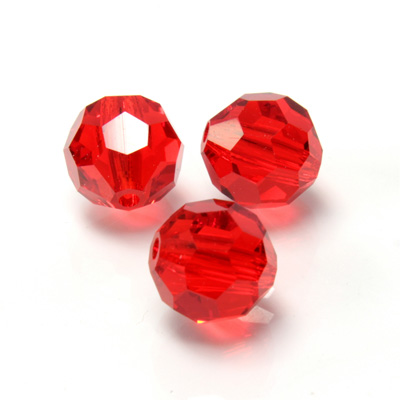 Preciosa Crystal Bead Regular Cut - Round 05MM LT SIAM RUBY