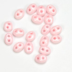 Preciosa Czech Glass 2-Hole Seed Bead - Twin 2.5x5MM TERRA PEARL LT PINK 16298