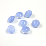 Glass Point Back Buff Top Stone Opaque Doublet - Round 30SS BLUE MOONSTONE