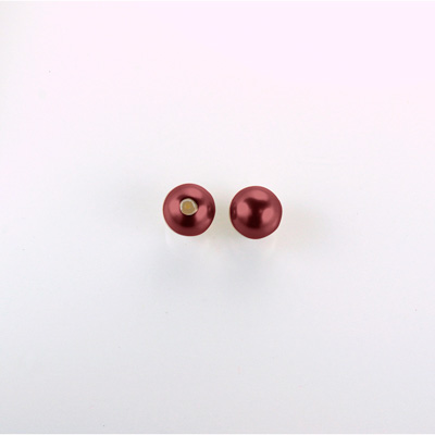 Czech Glass Pearl 1-Hole Ball - 04MM GARNET 70499