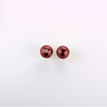 Czech Glass Pearl 1-Hole Ball - 03MM GARNET 70499