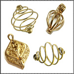 Brass Bead Cages