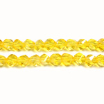 Chinese Cut Crystal Bead - Helix Twisted 04MM JONQUIL