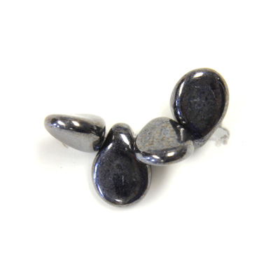 Preciosa Czech Pressed Glass Bead - Pip 5x7MM HEMATITE