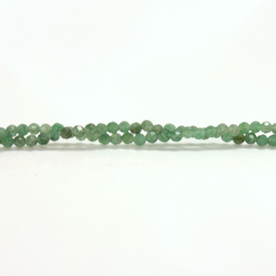 Gemstone Bead - Faceted Round 03MM AVENTURINE-GREEN