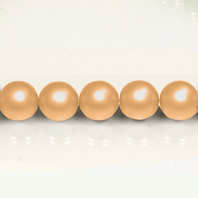 Czech Glass Pearl Bead - Round 03MM MATTE GOLD 75486