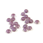Glass Point Back Buff Top Stone Opaque Doublet - Round 16SS AMETHYST MOONSTONE