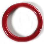 Plastic Mixed Color Smooth Ring 51MM RED CORAL MATRIX