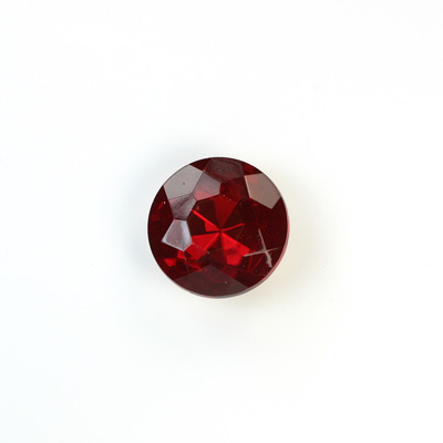 Glass Point Back Tin Table Cut (TTC) Foiled - Round 60SS RUBY