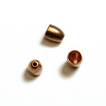 Brass Machine Made Bead Cap Conical 05MM RAW BRASS