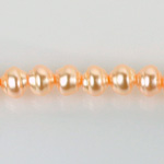 Czech Glass Pearl Bead - Snail Shell 08MM PEACH 70487