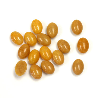 Gemstone Cabochon - Oval 07x5MM YELLOW JASPER