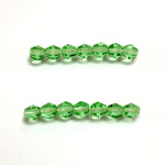 Czech Glass Fire Polished Bead - Bicone 04MM PERIDOT