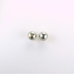 Czech Glass Pearl 1-Hole Ball - 03MM LT GREY 70483