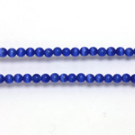 Fiber-Optic Synthetic Bead - Cat's Eye Smooth Round 03MM CAT'S EYE ROYAL BLUE