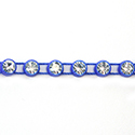 Plastic Rhinestone Banding 1 Row SS19 CRYSTAL-ROYAL