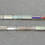 Czech Glass Fire Polished Bead - Atlas 10x4MM CRYSTAL AB