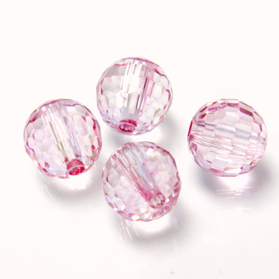 Preciosa Crystal Bead Rich Cut - Round 06MM LT PINK