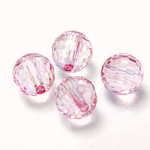 Preciosa Crystal Bead Rich Cut - Round 06MM LT PINK