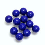 Glass No-Hole Ball - 08MM LAPIS BLUE