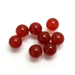 Gemstone 1-Hole Ball 08MM CORNELIAN