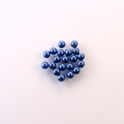 Czech Glass Pearl No-Hole Ball - 1.5MM NAVY 70467