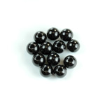 Gemstone Bead - Smooth Round 2.5MM Diameter Hole 07MM BLACK ONYX