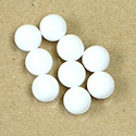 Glass No-Hole Ball - 10MM CHALKWHITE
