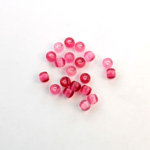 Czech Pressed Glass Large Hole Bead - Round 04MM ROSE