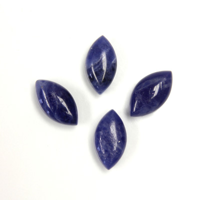 Gemstone Cabochon - Navette 13x7 SODALITE