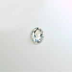 Glass Flat Back Foiled Rauten Rose - Oval 08x6MM CRYSTAL