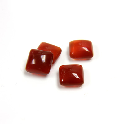 Gemstone Cabochon - Square 08x8MM CORNELIAN