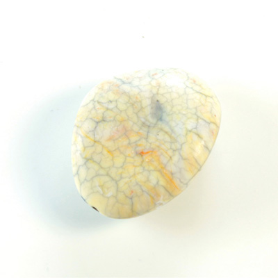 Plastic  Bead - Mixed Color Smooth Baroque 32x26MM EARTH MATRIX