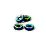 Czech Pressed Glass Ring - 09MM JET AB