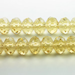 Chinese Cut Crystal Bead - Rondelle 06x8MM LIGHT TOPAZ