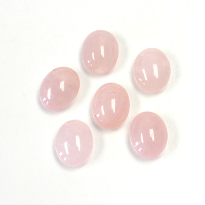 Gemstone Cabochon - Oval 10x8MM ROSE QUARTZ