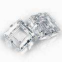 Crystal Stone in Metal Sew-On Setting - MC Square Ring 14MM CRYSTAL-SILVER