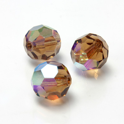 Preciosa Crystal Bead Regular Cut - Round 06MM LT COLORADO TOPAZ AB