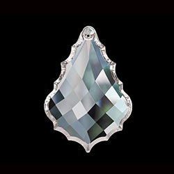 Asfour Crystal Chandelier Parts - Pendalogue Diamond French Cut - 43X62mm (2.5 Inch) CRYSTAL