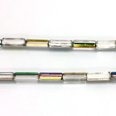 Czech Glass Fire Polished Bead - Atlas 10x4MM VITRAIL MEDIUM