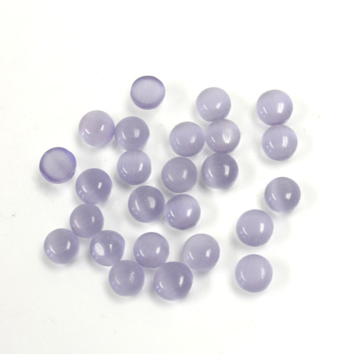 Fiber-Optic Cabochon - Round 04.5MM CAT'S EYE TANZANITE