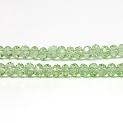 Chinese Cut Crystal Bead - Rondelle 02x3MM PERIDOT