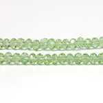 Chinese Cut Crystal Bead - Rondelle 02x3MM PERIDOT