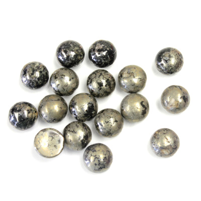 Gemstone Cabochon - Round 06MM PYRITE