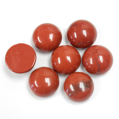 Gemstone Cabochon - Round 11MM RED JASPER