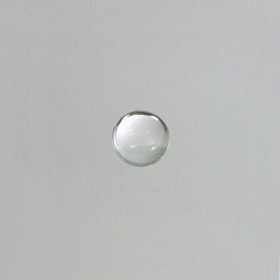 Czech Glass Medium Dome Transparent Cabochon - Round 05MM CRYSTAL Unfoiled