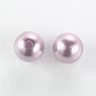 Czech Glass Pearl 1-Hole Ball - 14MM LAVENDER 70427